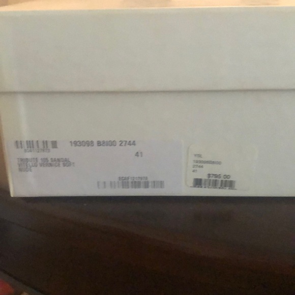 Saint Laurent/ Tribute Patent Platform Sandal - Picture 5 of 5